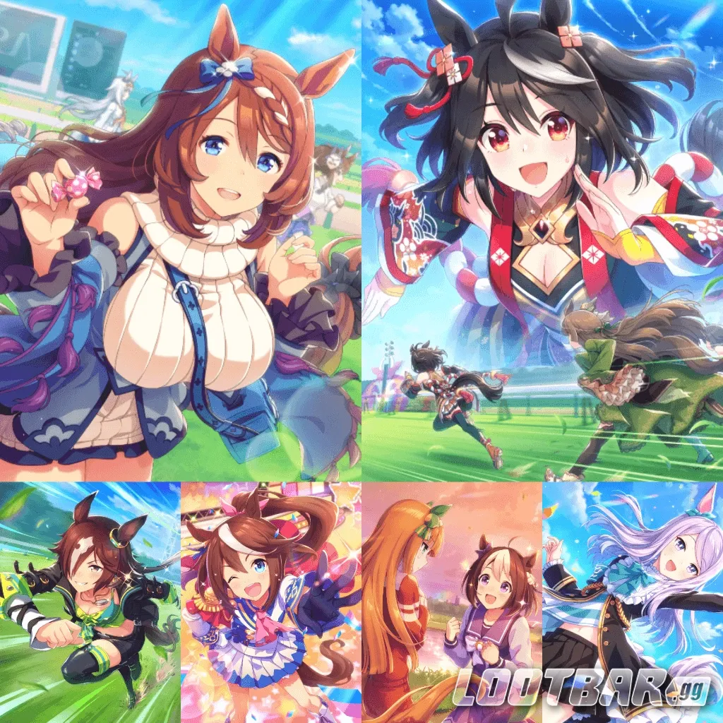 Collage of the recommended support cards