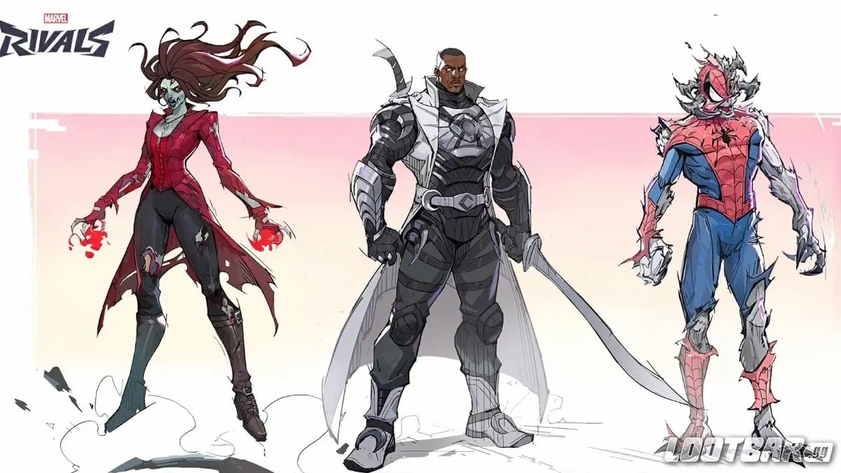 Хэллоуинские скины в Marvel Rivals