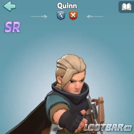 キングショット アーチャーヒーローは、バックラインから遠距離ダメージを与えます