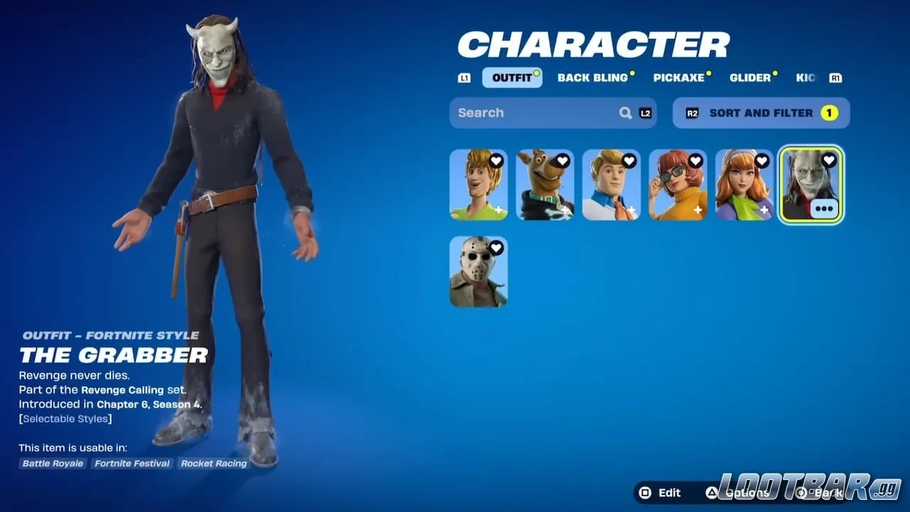 The Grabber in Fortnite