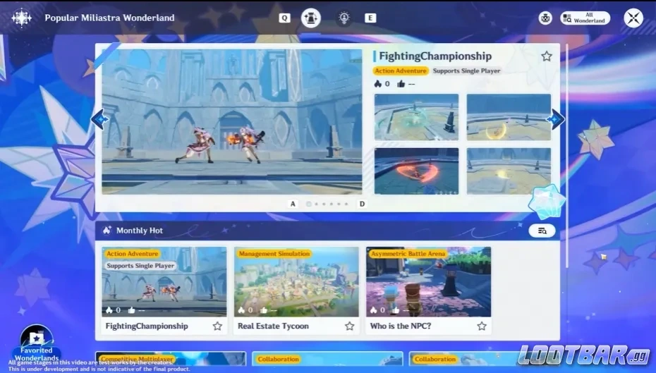 Página popular de Edén Miliastra