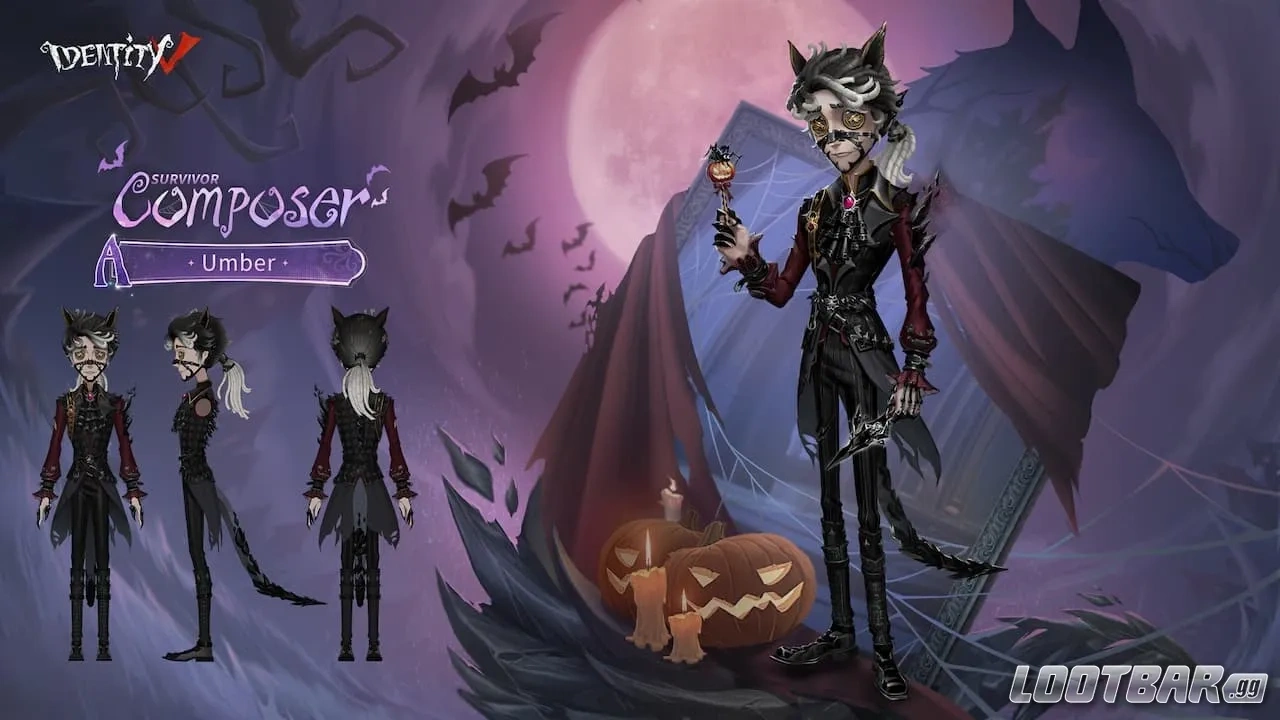 Хэллоуинский скин Композитора в Identity V