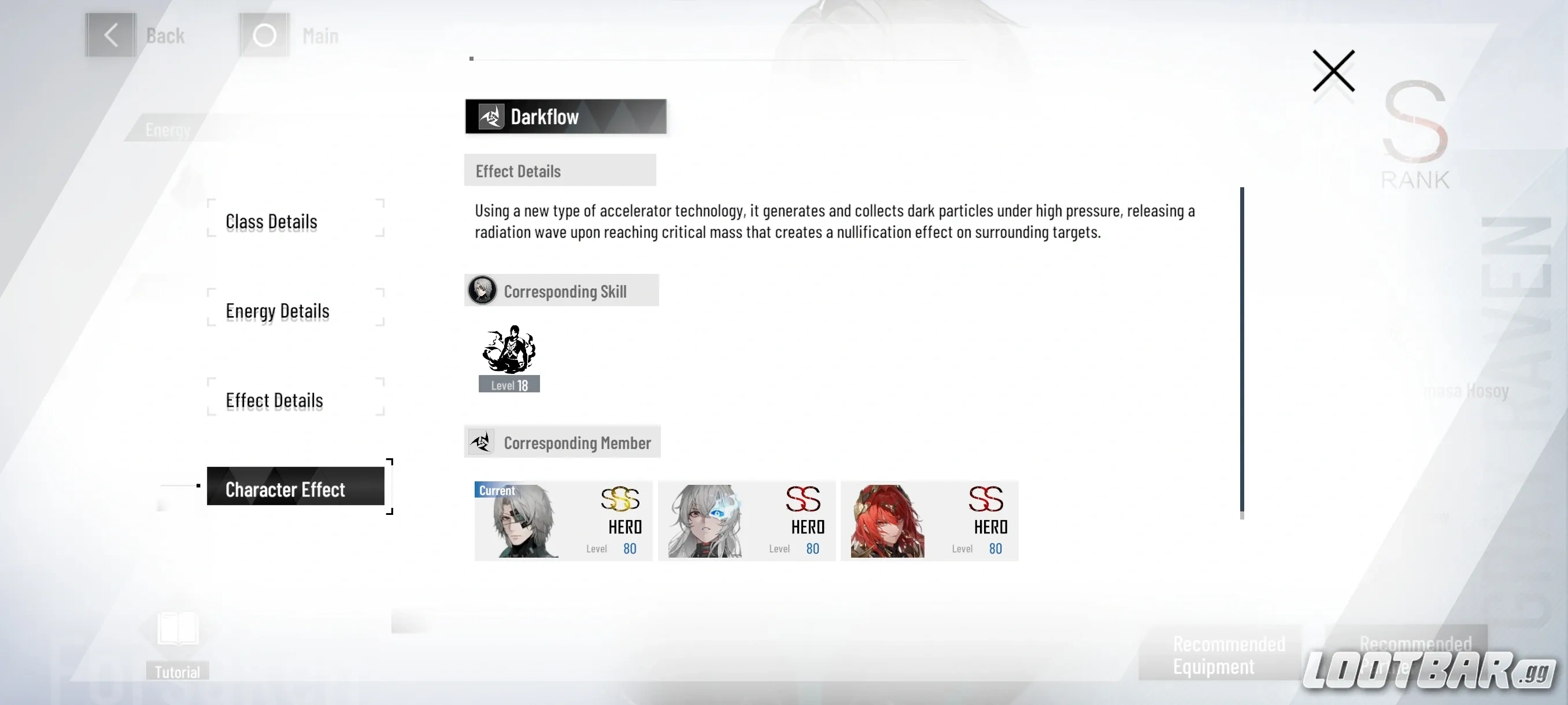 Dark Flow description in-game