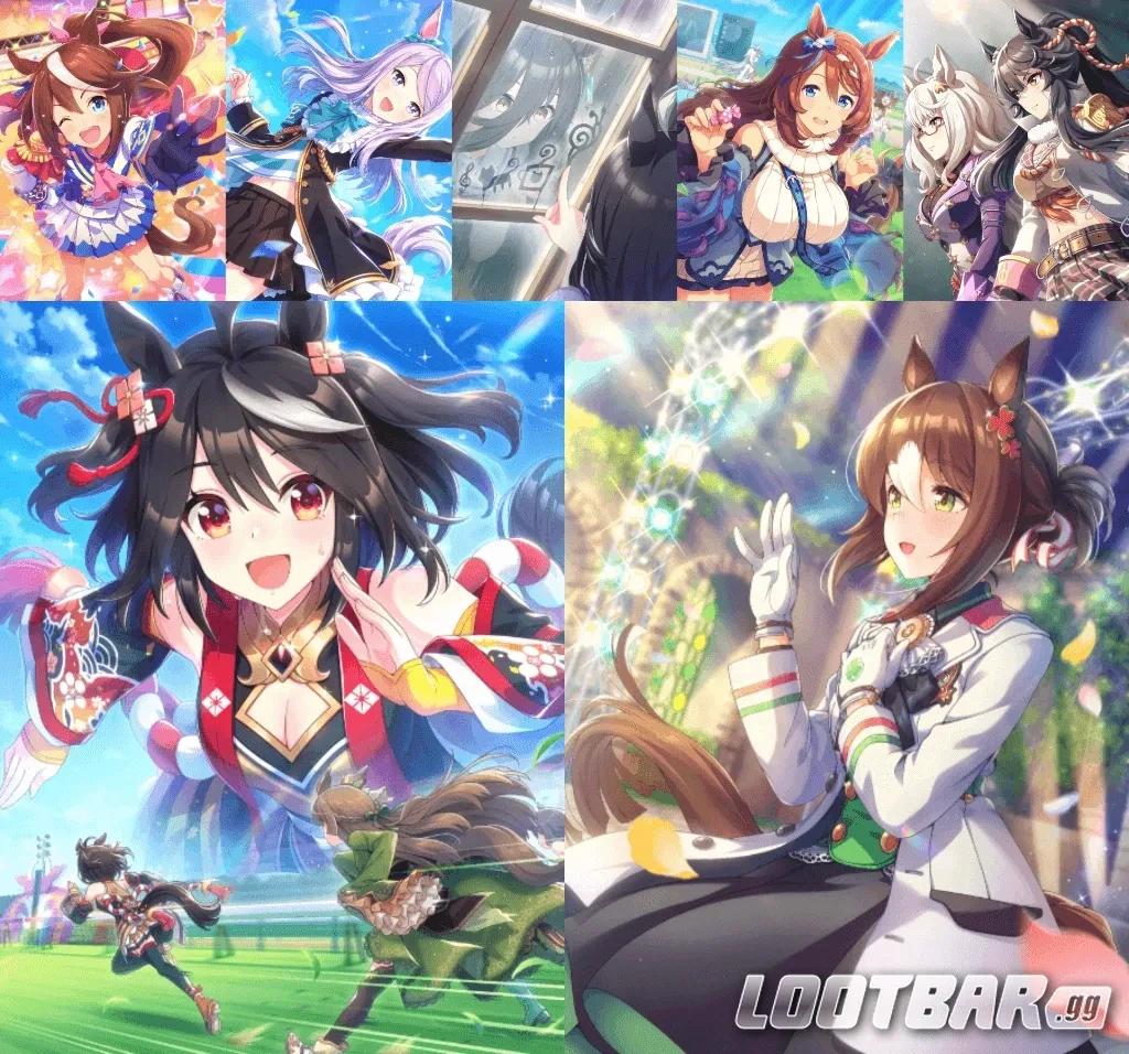 recommended cards collage