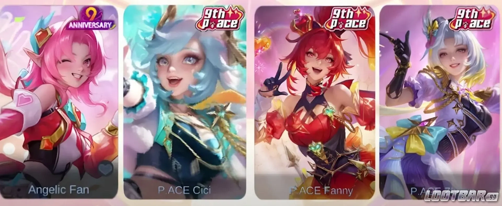 Скины к 9-й годовщине MLBB