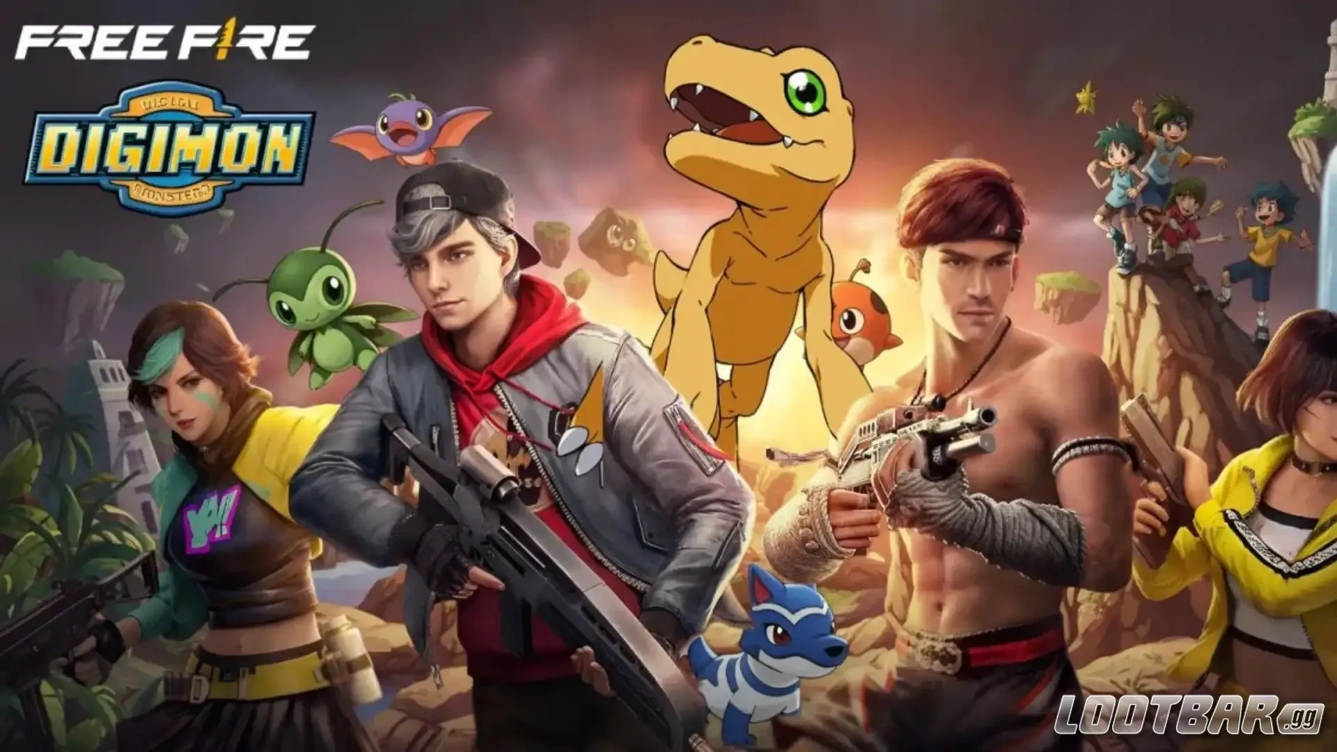 Free Fire X Digimon Adventure