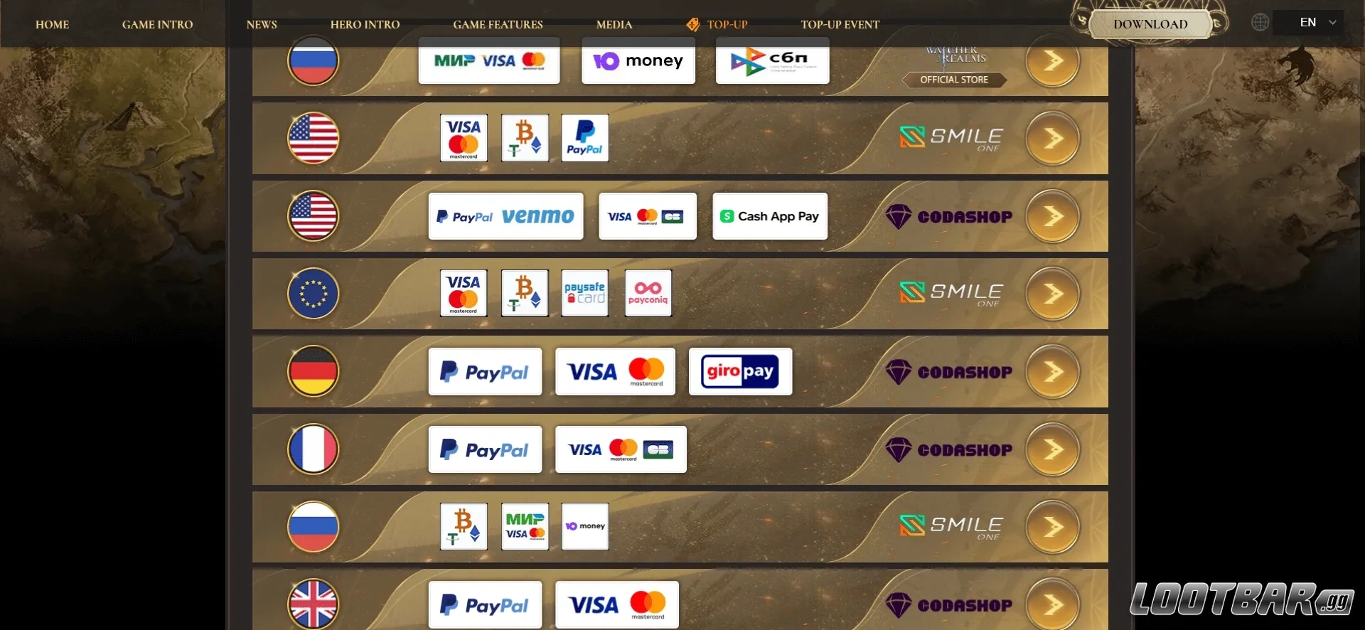 Watcher of Realms Official Store