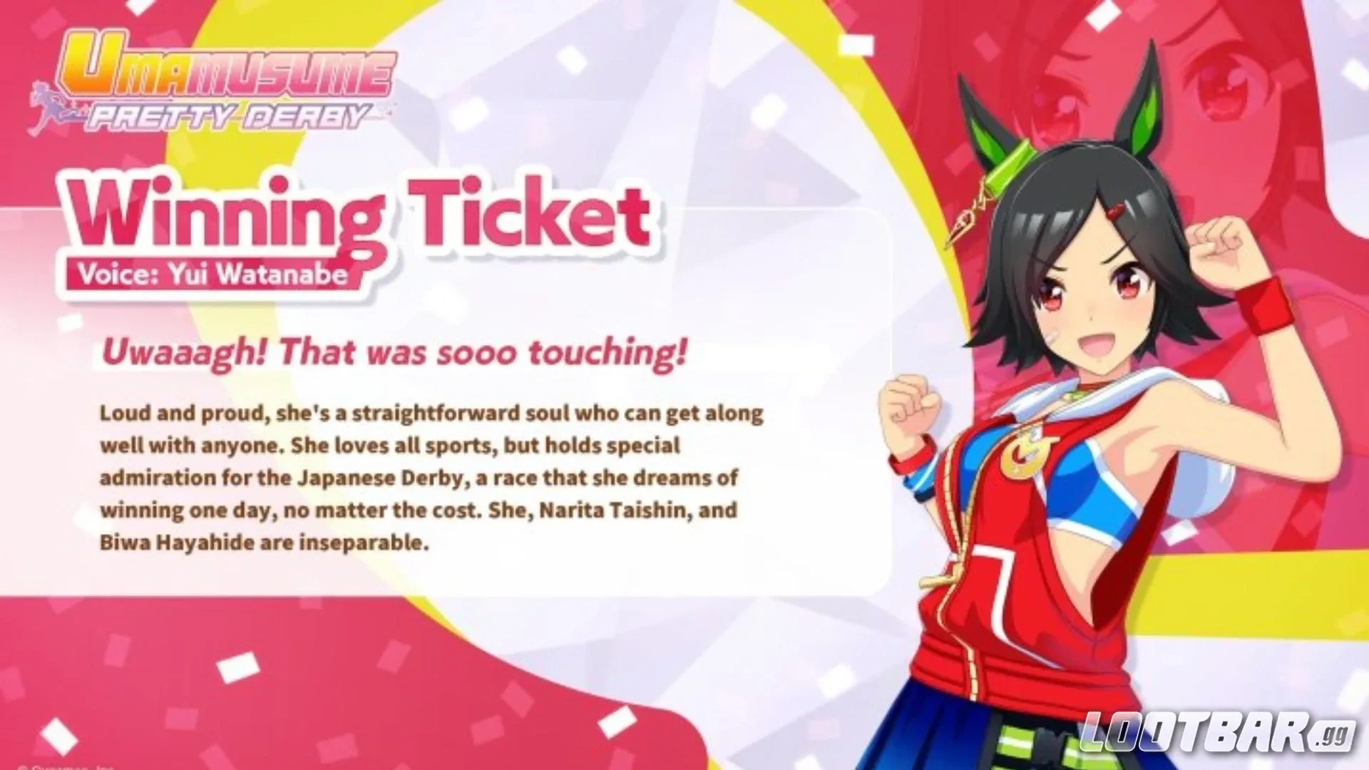 Who Is Umamusume Pretty Derby Winning Ticket