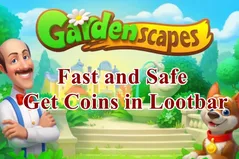 Top Up Gardenscapes on LootBar: Fast and Safe Way to Get Coins & Exclusive Items