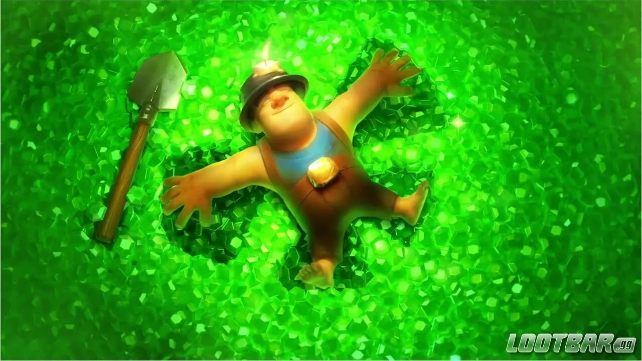 Arte oficial de gemas de Clash Royale