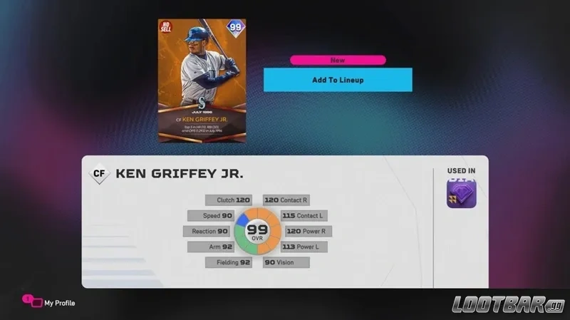 Unlock MLB The Show 25 Ken Griffey Jr.