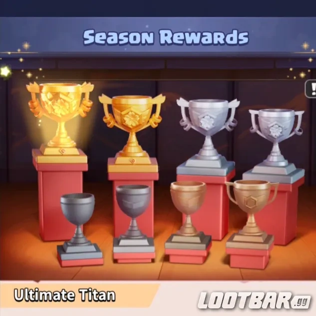 Season Rewards Menu in Dark War Survival
