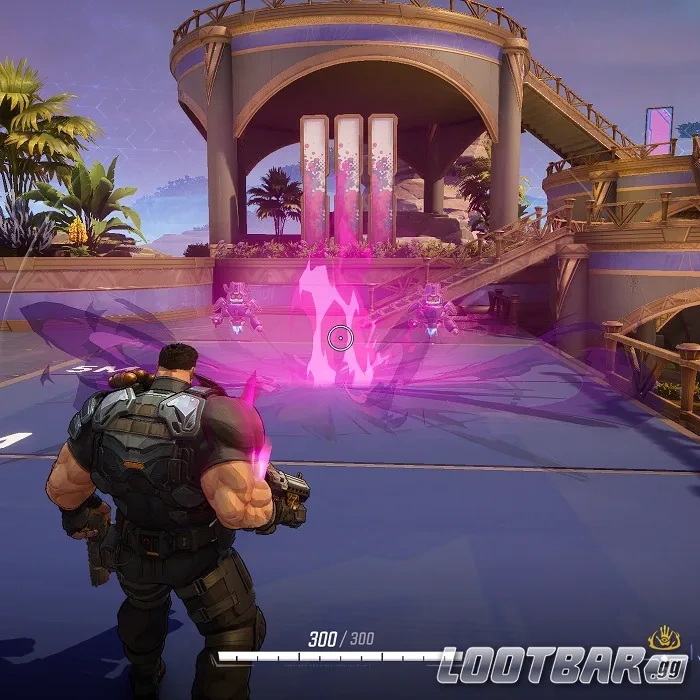 Punisher Using the Bestial Hunt Grenade