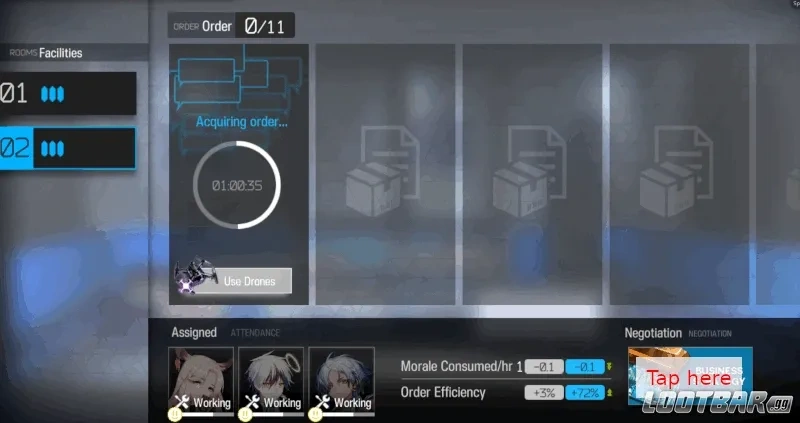Trading Post Switch Mining Strategy step 1