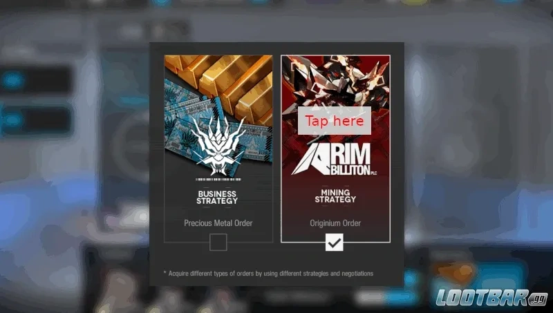 Trading Post Switch Mining Strategy step 2