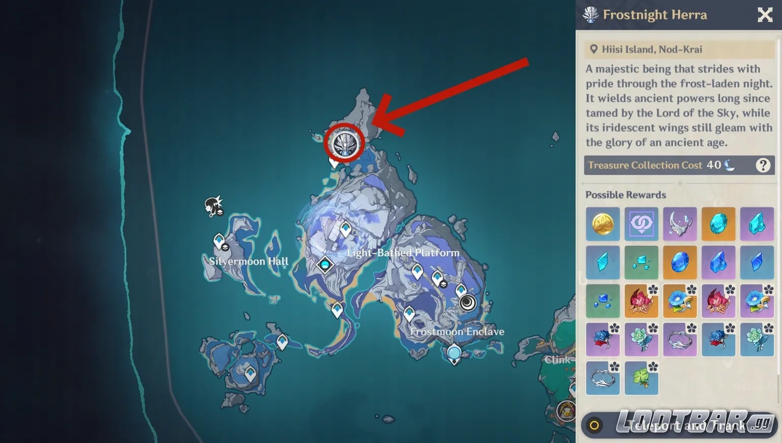 Frostnight Herra Position