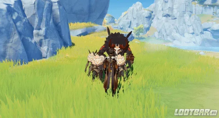 Взрыв стихии Чжунли