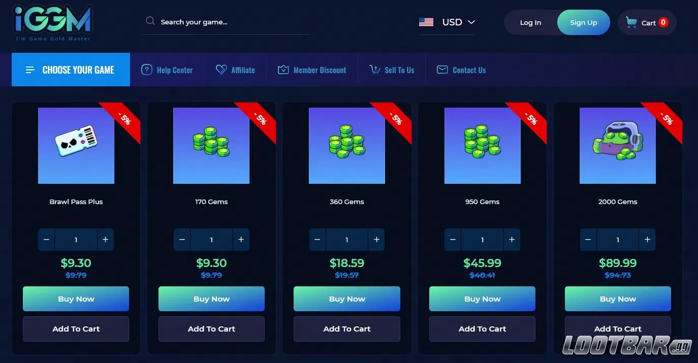 Brawl Stars Top up Iggm