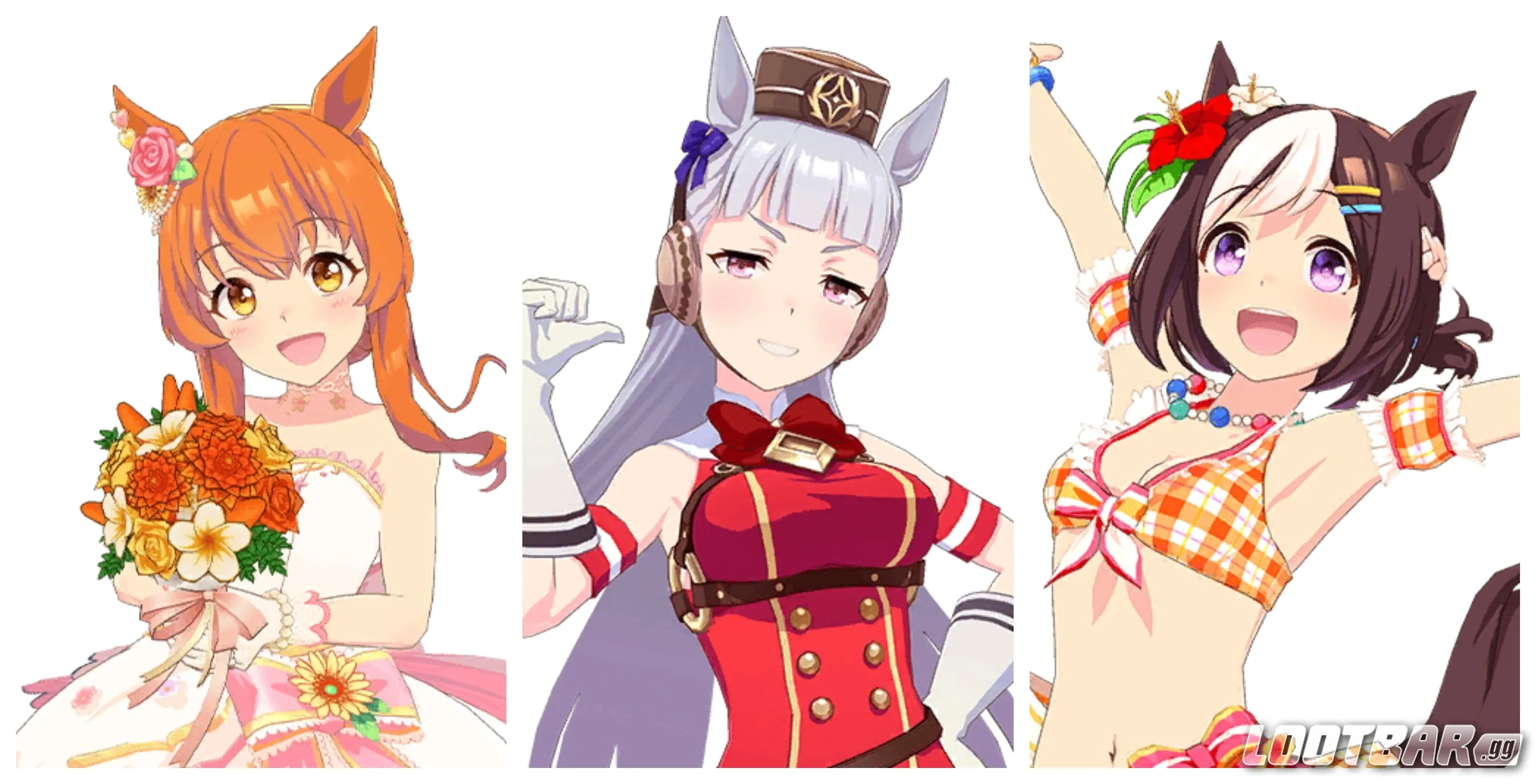 Mayano, Gold Ship, Special Week collage