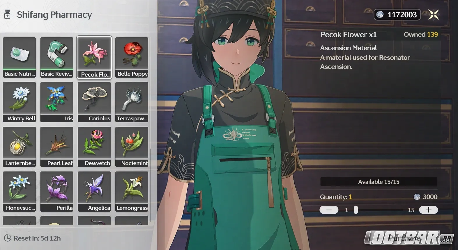 Цветок Пецок в аптеке Шифан