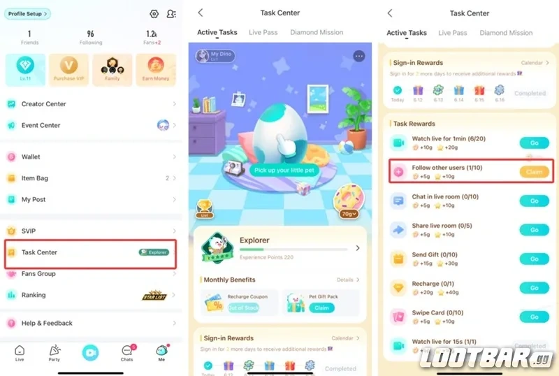 Bigo Live Tägliche EP