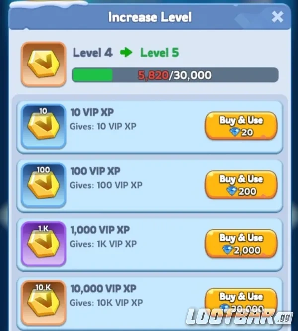 Повышение VIP-уровня в Whiteout Survival