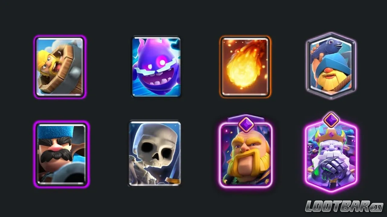 Mazo de Gigante Real, Espíritu Eléctrico y Barril de Bárbaros