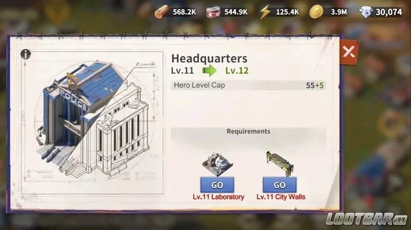 ラストZサバイバル・シューター本部アップグレード