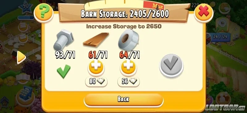 Hay Day Storage Expansion