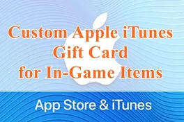 The Ultimate Gamer Gift: Custom Apple iTunes Gift Card for In-Game Items