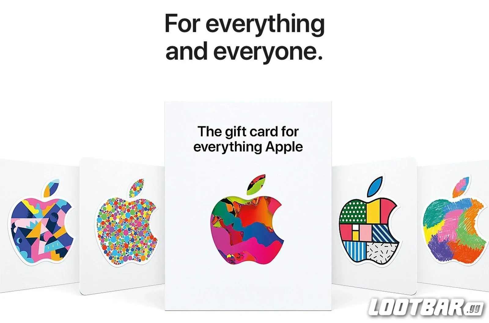 Apple gift card ad