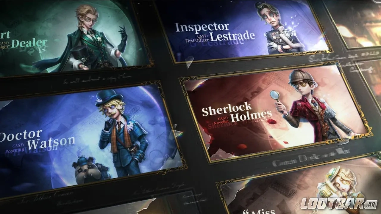 Identity V × Conan Doyle Estate Crossover Art