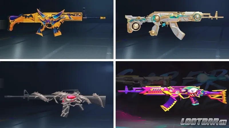 PUBG サイバーウィークでリークされた銃器