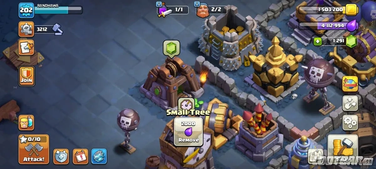 COC Builder Base Gem Mine