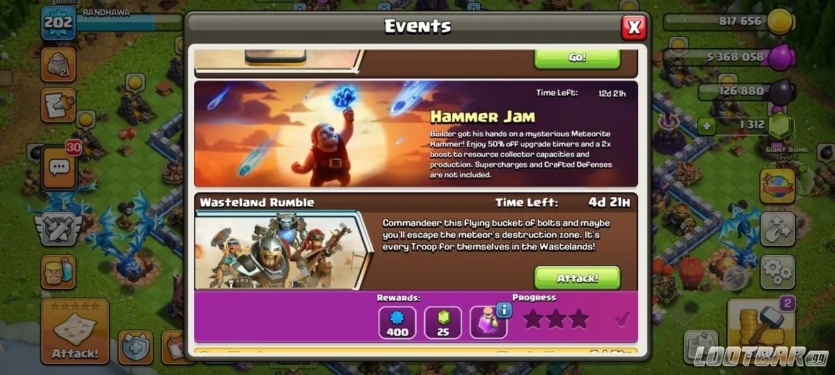 Clash of Clans events