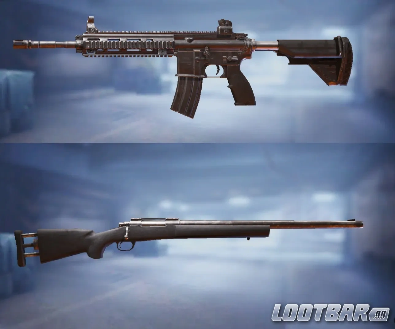 PUBG Mobile M416 + M24 Combo