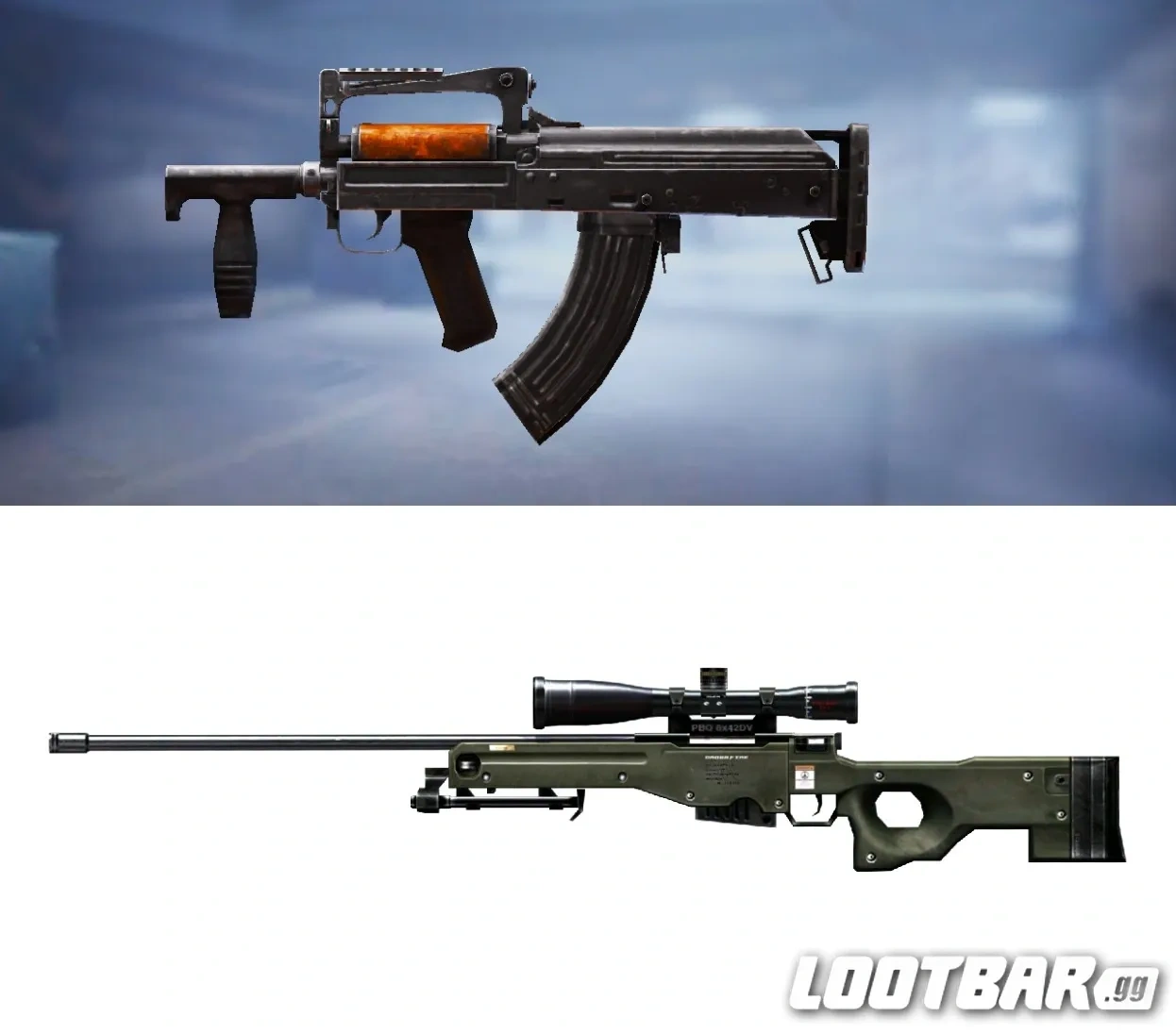 PUBG Mobile Groza and AWM Combo