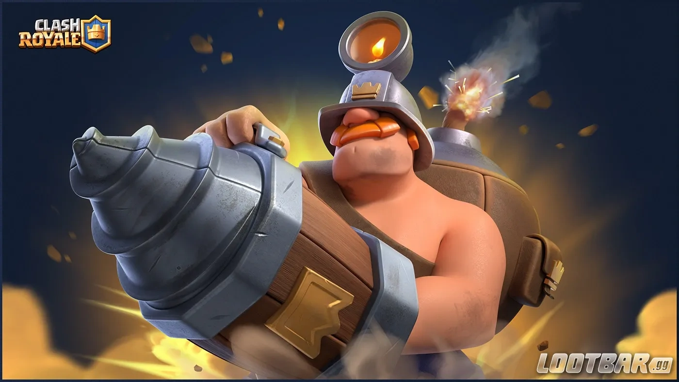 Clash Royale Minero Forzudo