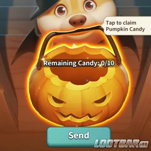 Trick or Treat menu in Dark War Survival