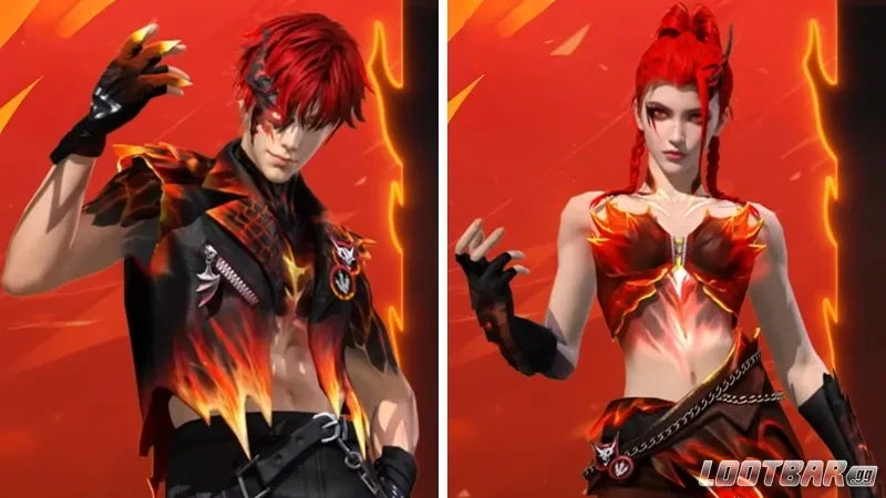 Tanto el conjunto Furia de Lava como el conjunto Furia Fundida