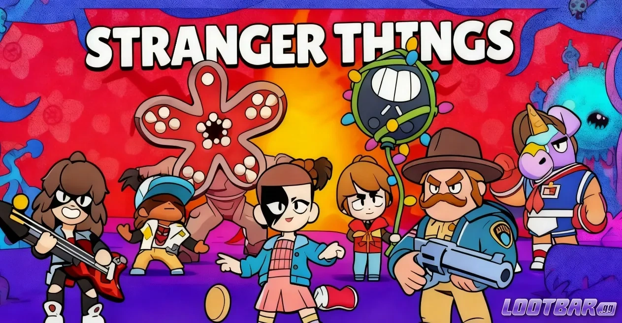 brawl stars x stranger things