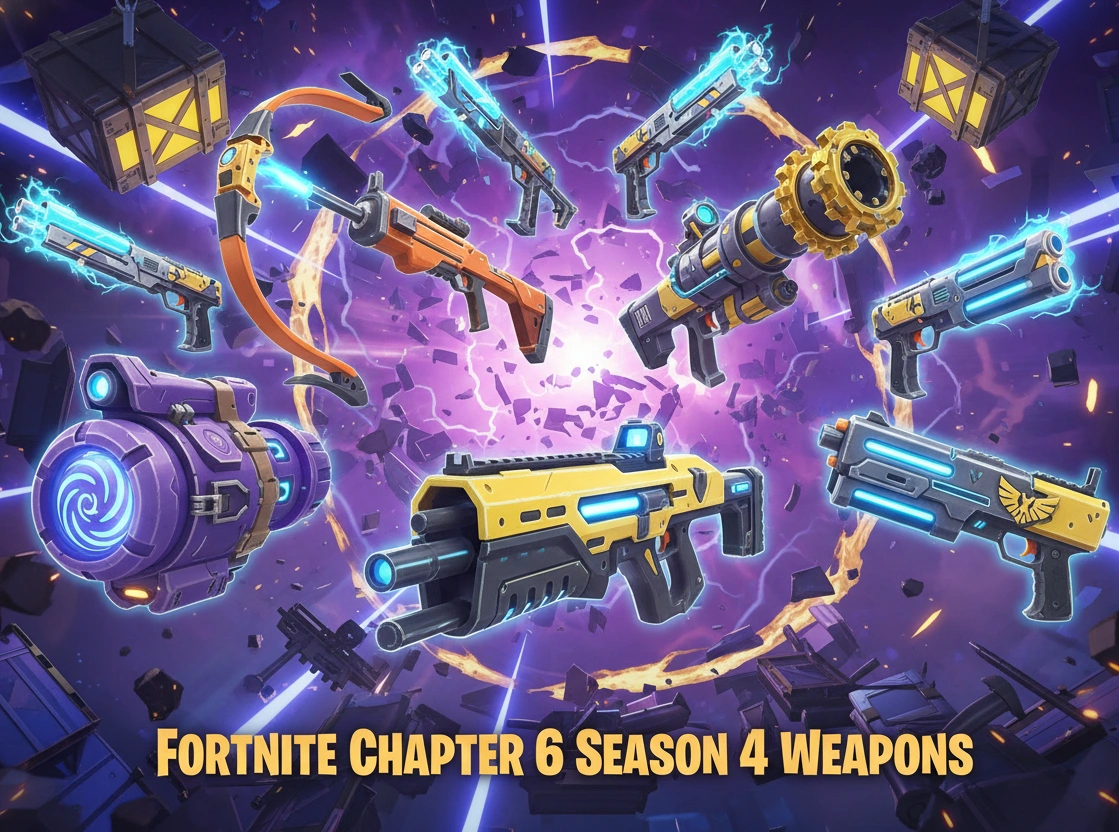Fortnite Chapter 6 Season 4 Weapon Tier List | Best Guns Ranked