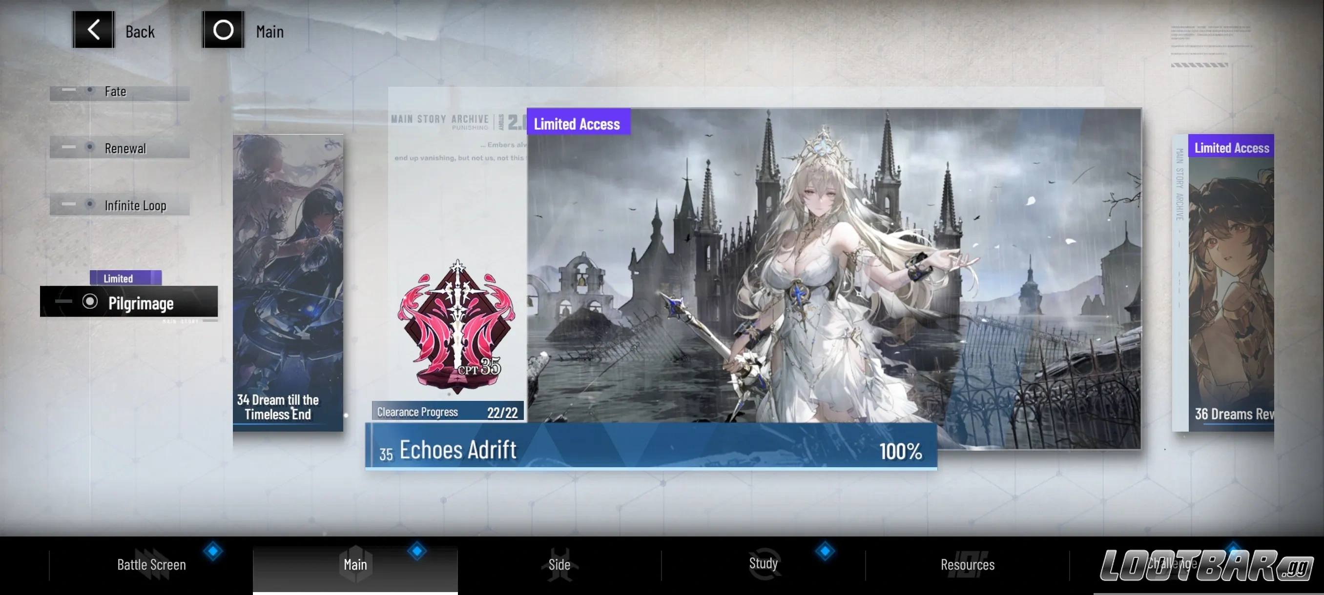 Main Story tab image