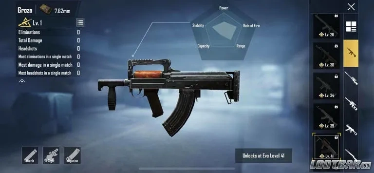 Гроза PUBG Mobile