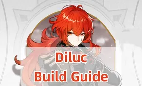 Build, Senjata, & Komposisi Tim Diluc Genshin Impact!