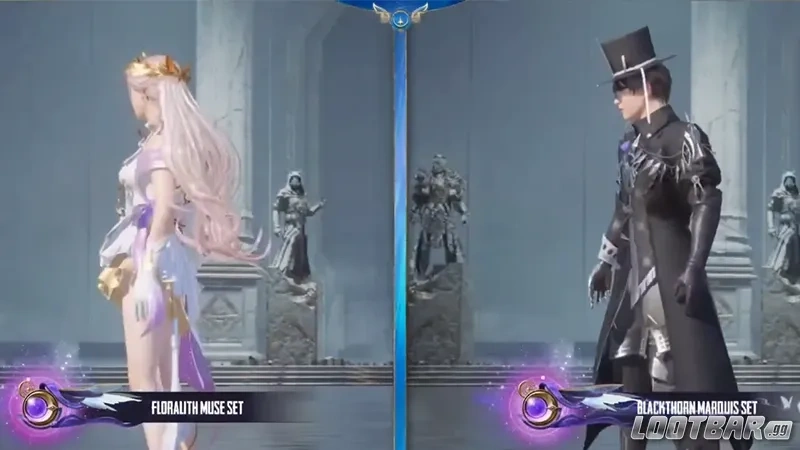 両セットのサイドビュー