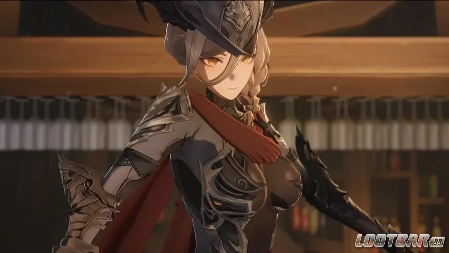 デュエット夜猟者の戦争のリンのポーズが中央にある