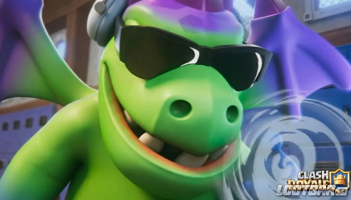 Clash Royale Dragón Bebé