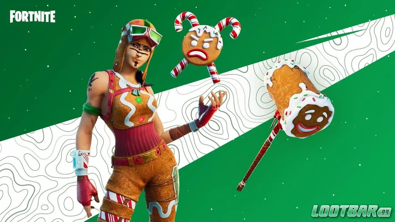 Gingerbread Raider in Fortnite