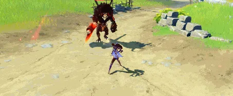 Ataque Normal y Habilidad Elemental de Mona